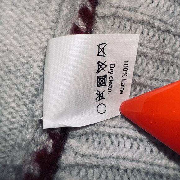 J Crew 100% Merino Wool Tan Llama Gem Embellished Rolled Neck Sweater Womens XS - Picture 7 of 7